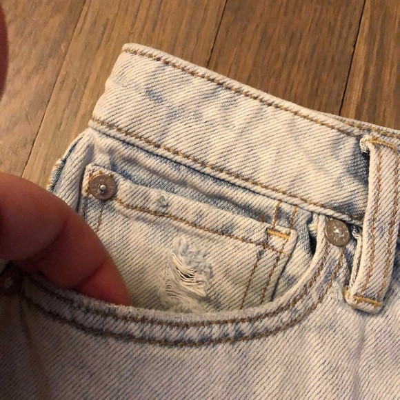 Free People NWT Jean skirt🔥🔥🔥🔥😍😍 - Picture 6 of 12